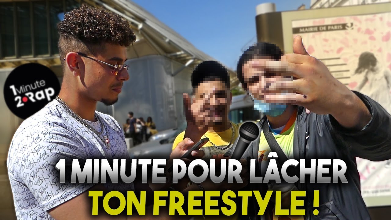 1 MINUTE POUR L&Acirc;CHER TON FREESTYLE ! ( 1Minute2Rap ) - Micro Trottoir