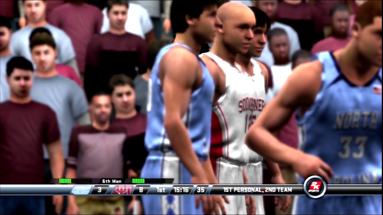 College Hoops 2k8 - Oklahoma Vs UNC (S37) (Nat'l Title)
