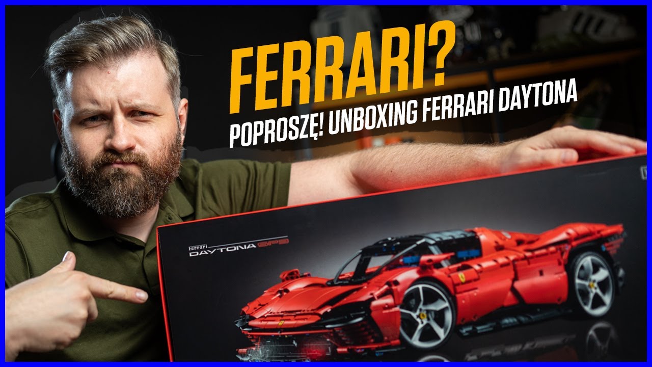 Lego Technic 42143 Ferrari Daytona: Unboxing i Pierwsze Wrażenia