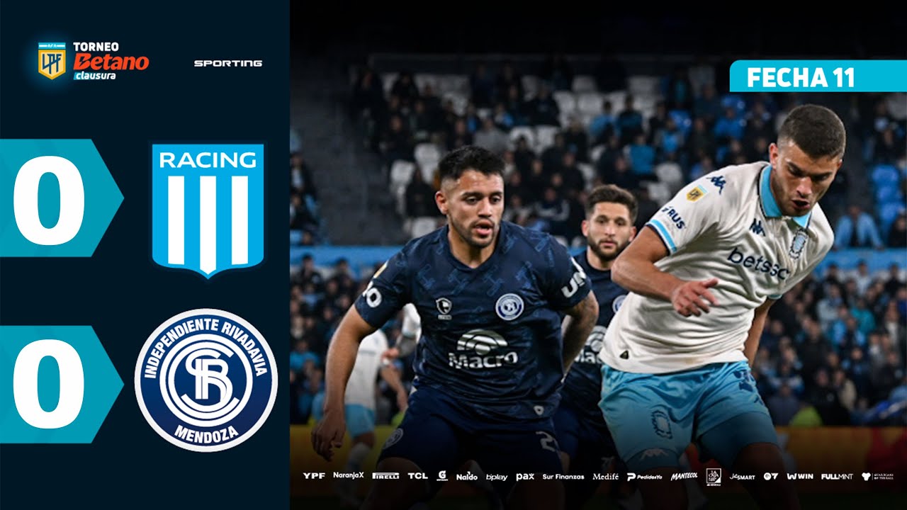 RACING 0 - 0 INDEPENDIENTE RIVADAVIA | Resumen del partido | 