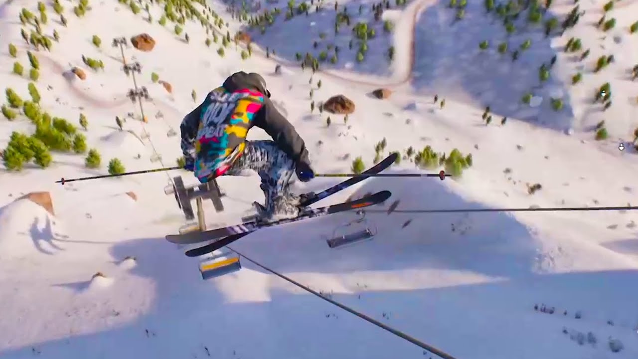 INSANE SKI LIFT GRIND RIDERS REPUBLIC!