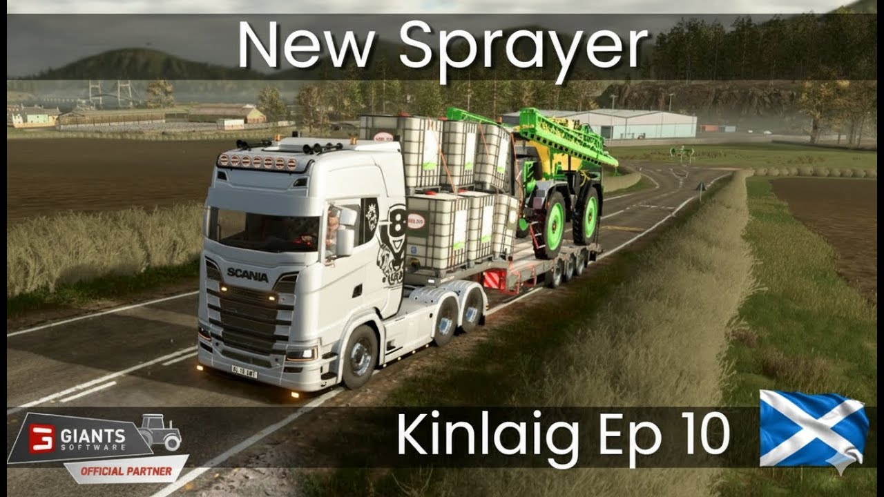 Another $600K SALMON HAUL! CUSTOM TRUCK Upgrade & NEW Liquid Fertilizer SPRAYER! FS25 Kinlaig EP10