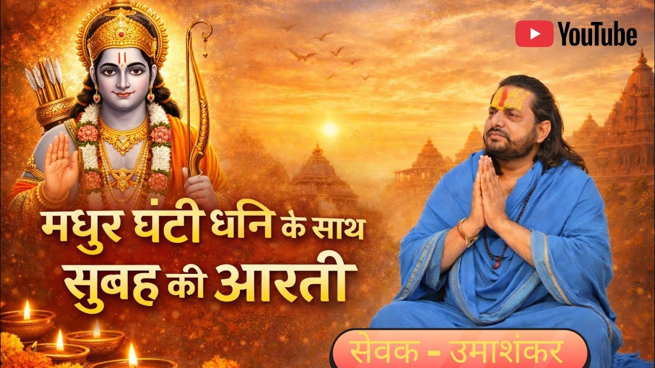 🌅 सुबह की पावन आरती | Jai Shri Ram | इस आरती को सुनने से घर की सारी नकारात्मक ऊर्जा समाप्त हो जाएगी।