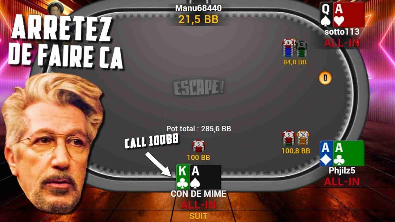 Arr&ecirc;tez de commettre cette erreur au Poker..