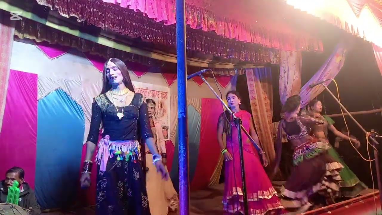 Nach program#drama #arkestra #song #nachparty #dehatidance 