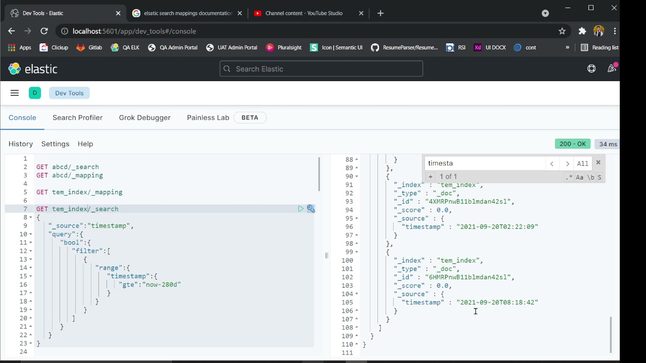 Как использовать API Elastic Search Reindex из руководства Kibana | Изменение сопоставления индекса