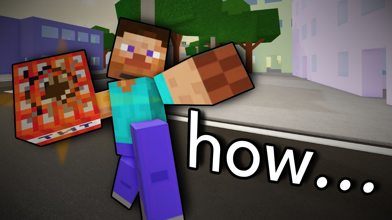 We played MINECRAFT in Jujutsu Shenanigans...