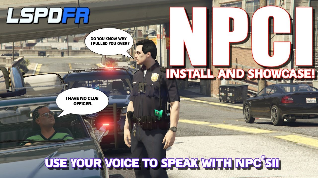 NPCI | New Mod for LSPDFR | Install and Showcase | #lspdfr #gtav