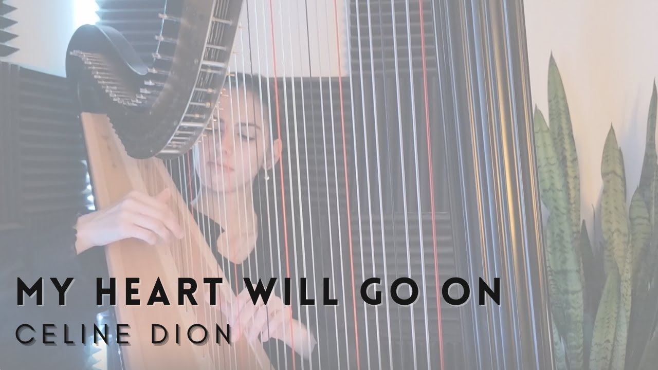 My Heart Will Go On {from Titanic} - Celine Dion harp cover // Bridget Jackson Harp