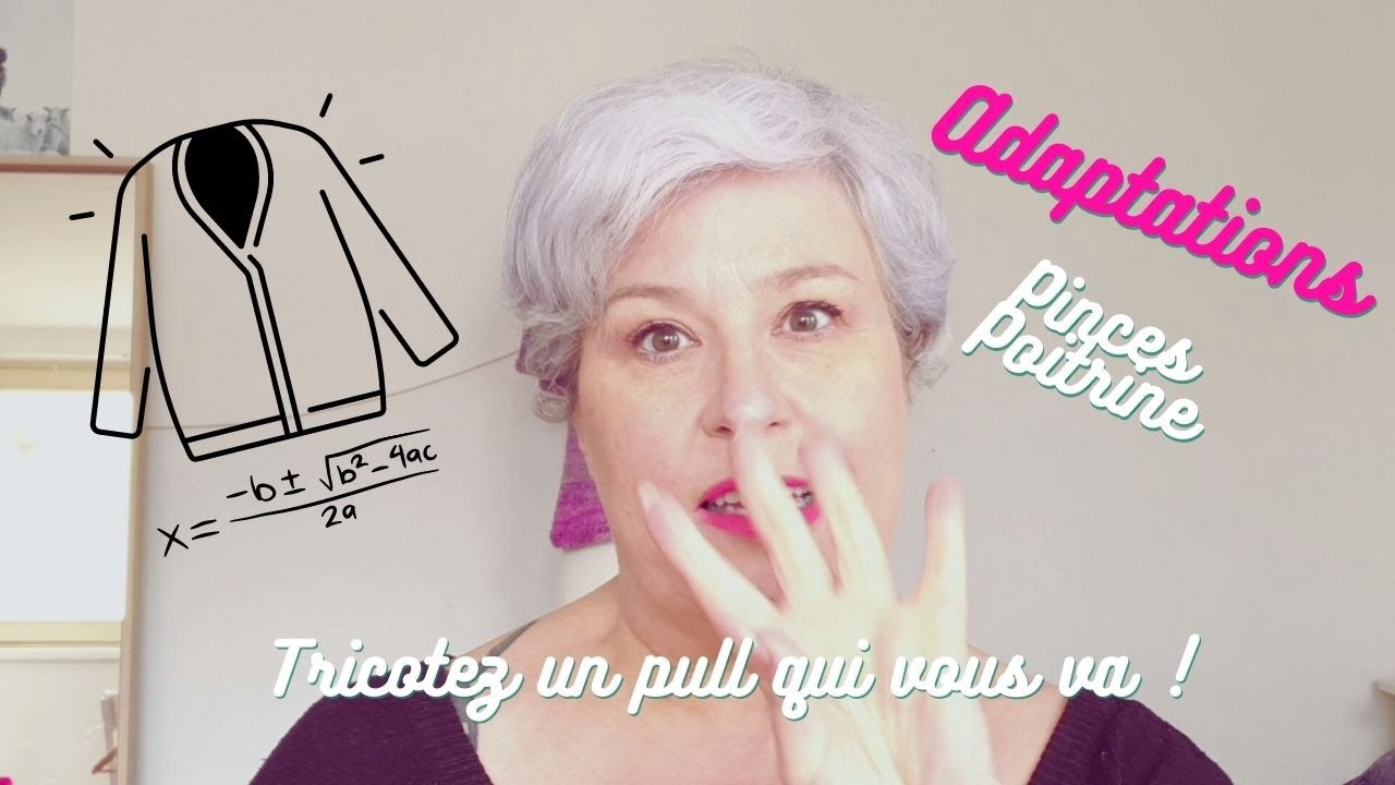Comment adapter son tricot : LES PINCES POITRINE sur un pull !