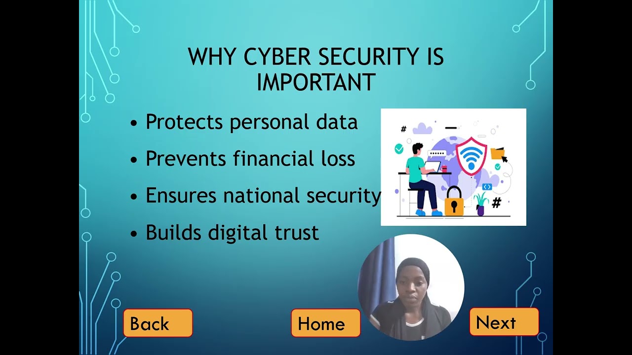 Intractive PowerPoint on Cyber Security and Online Safety  BY Upendo Kibona