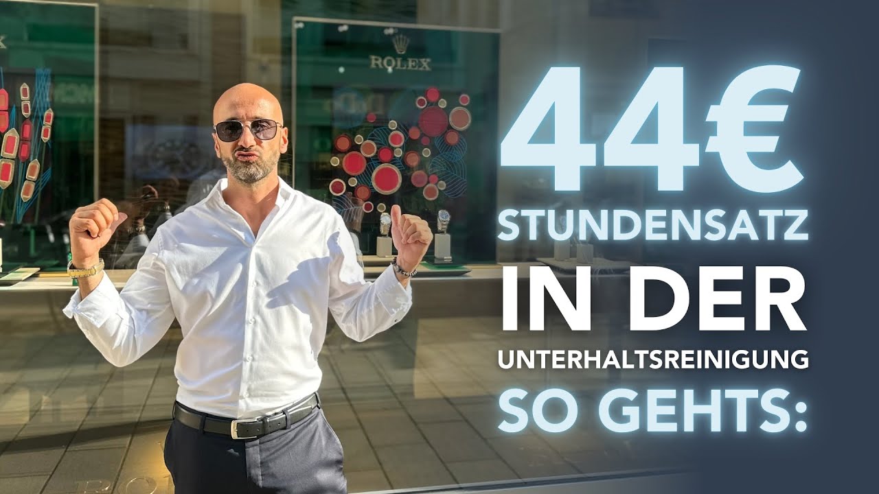 44€ pro Stunde für die Unterhaltsreinigung | Auf diese 5 Faktoren kommt es an