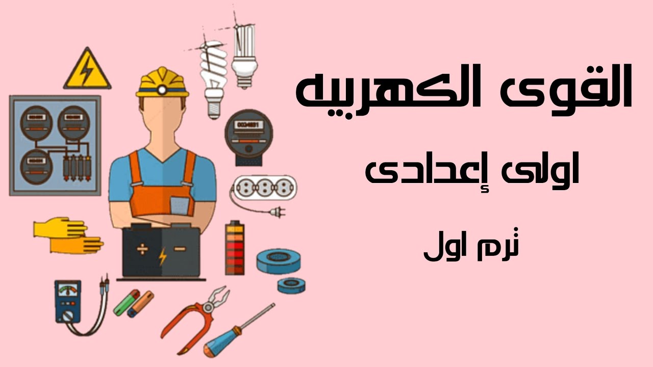 علوم الصف الاول الاعدادي ترم أول الوحدة 2/الدرس الاول القوي الكهربيه/كهرباء ساكنة