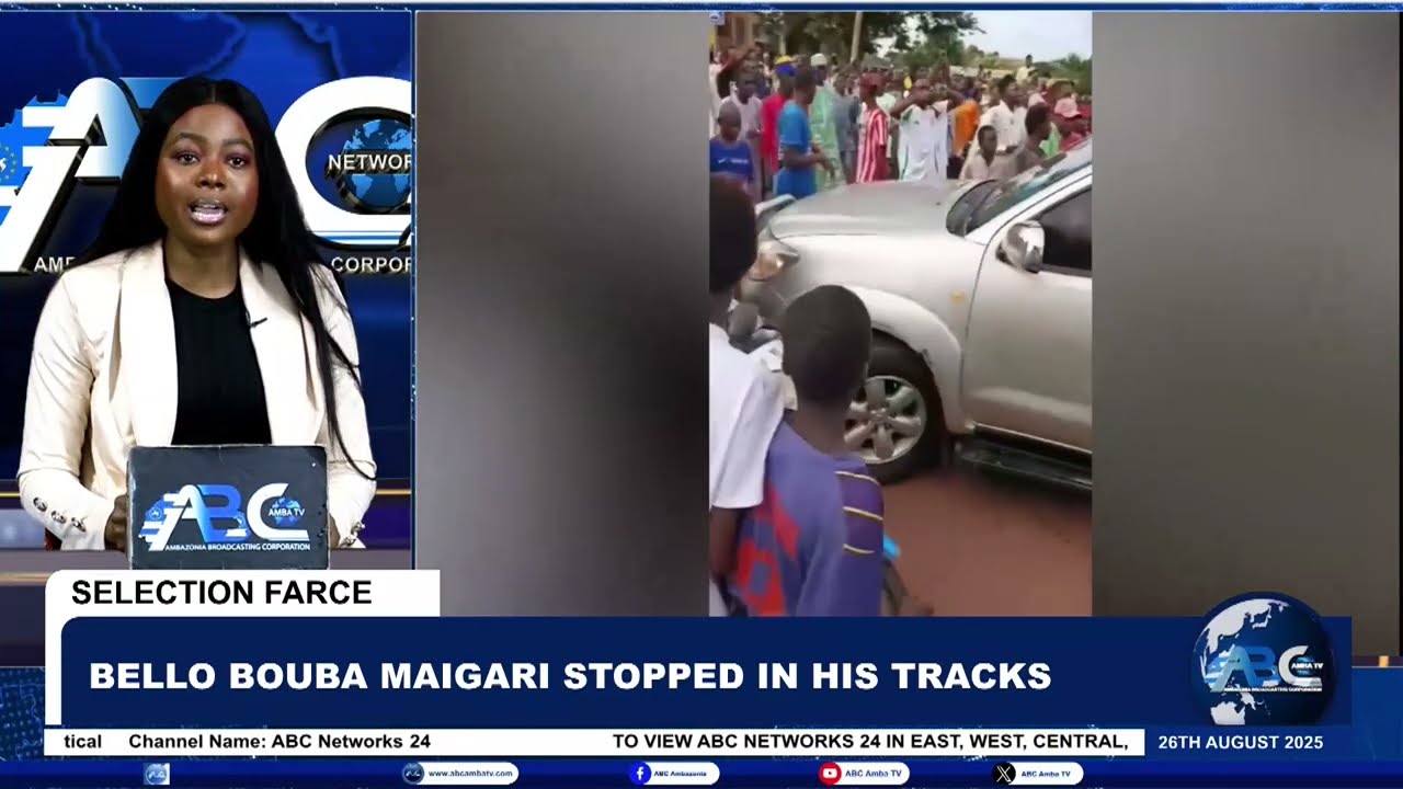 Bello Bouba Maigari stopped in his tracks