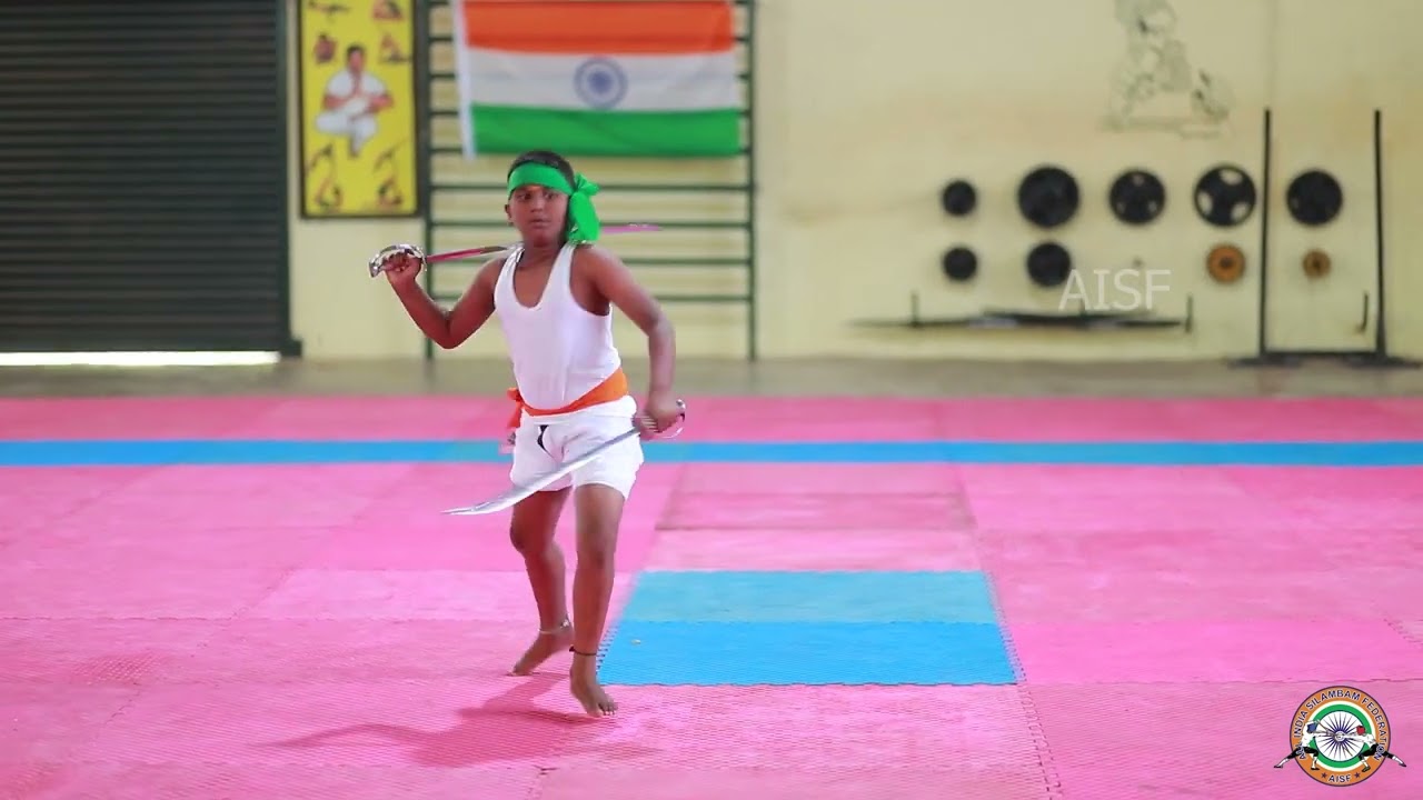 AISF-SILAMBAM-Event of Erattai vaal veechu (Mini-Sub-Junior)
