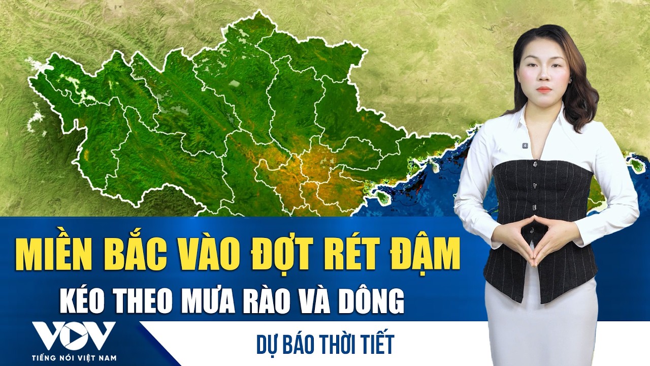 Thời tiết 3 ngày tới 7-9/2: Miền Bắc sắp bước vào đợt rét đậm diện rộng, kéo theo mưa rào và dông