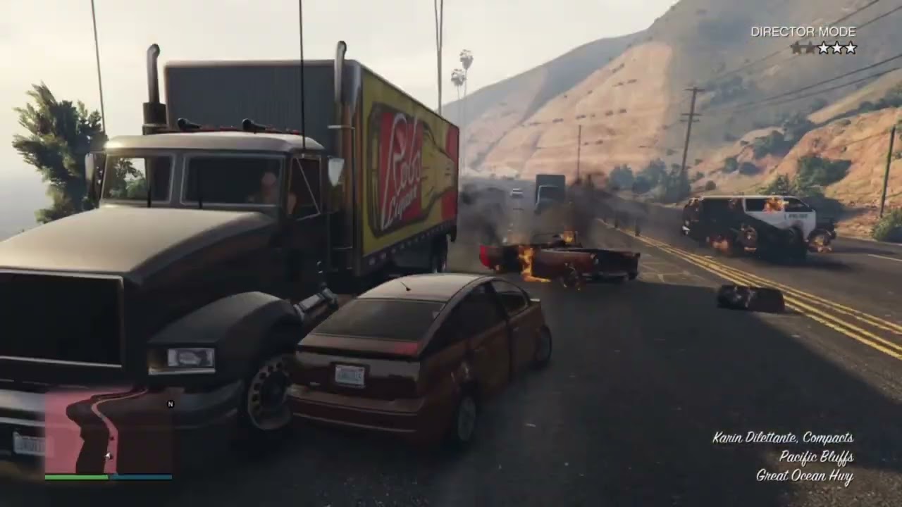 GTA 5:  Rampage on the Freeway #gta 