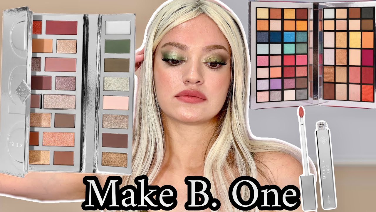 Paleta Make B. One Boticário/Batom Rosa French Rose Velvet + 4 looks.