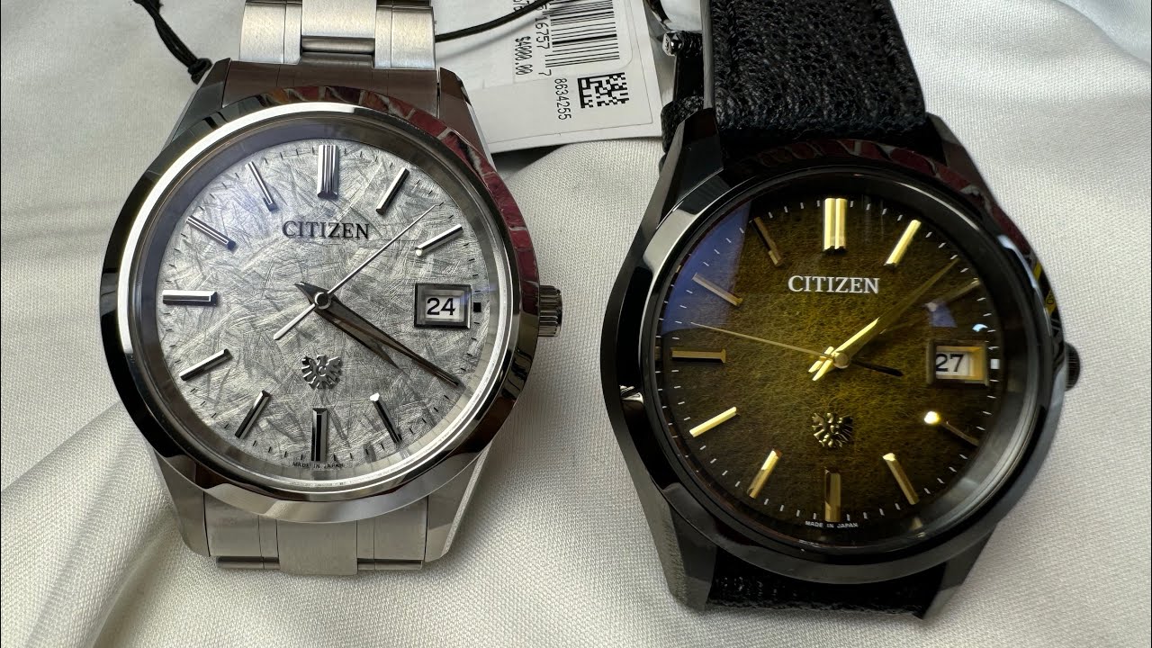 Сверхточный калибр Citizen A060 с циферблатом из супер-титановой дымчатой ​​бумаги и циферблатом ...