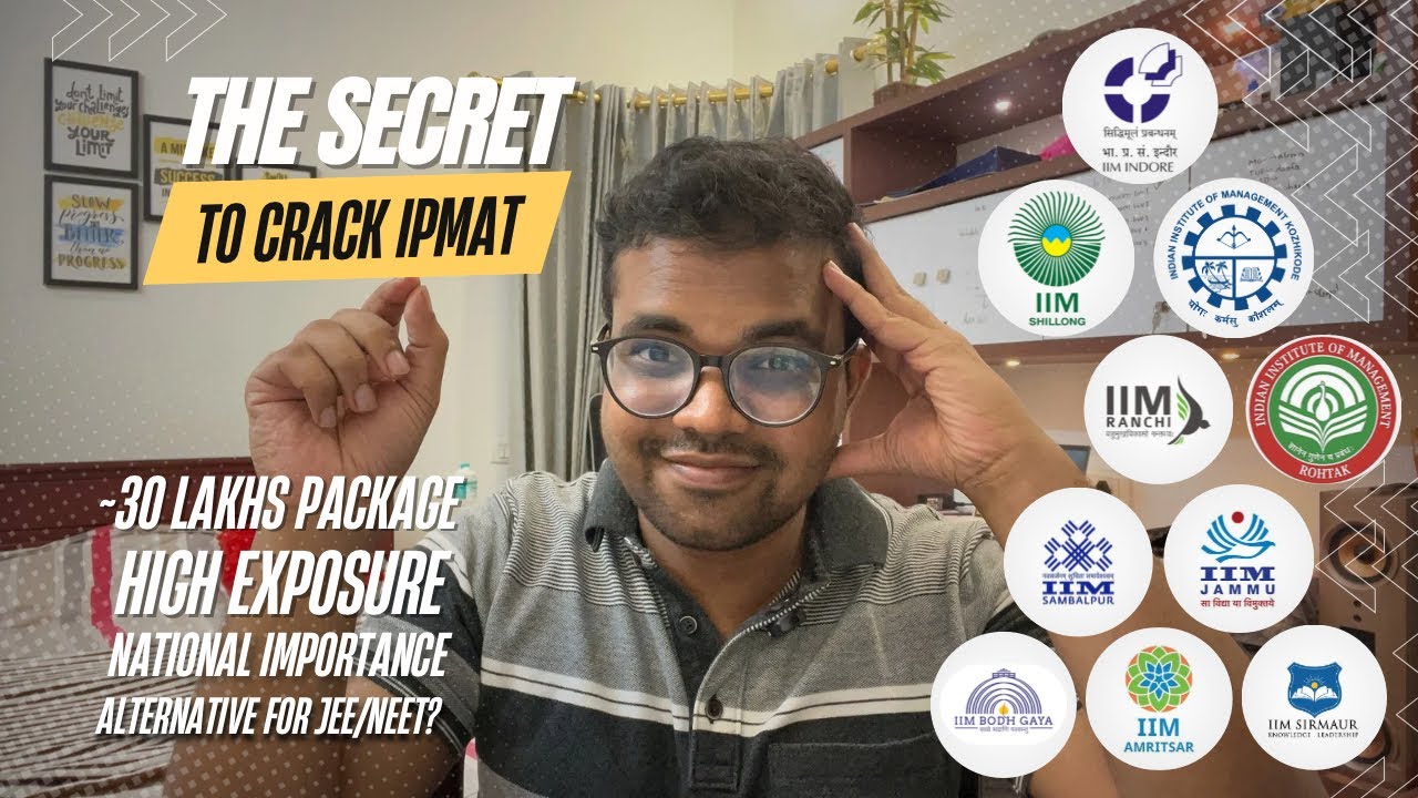 the SECRET to crack IPMAT that coaching centres don&rsquo;t know | Malayalam | IIM after Plus Two