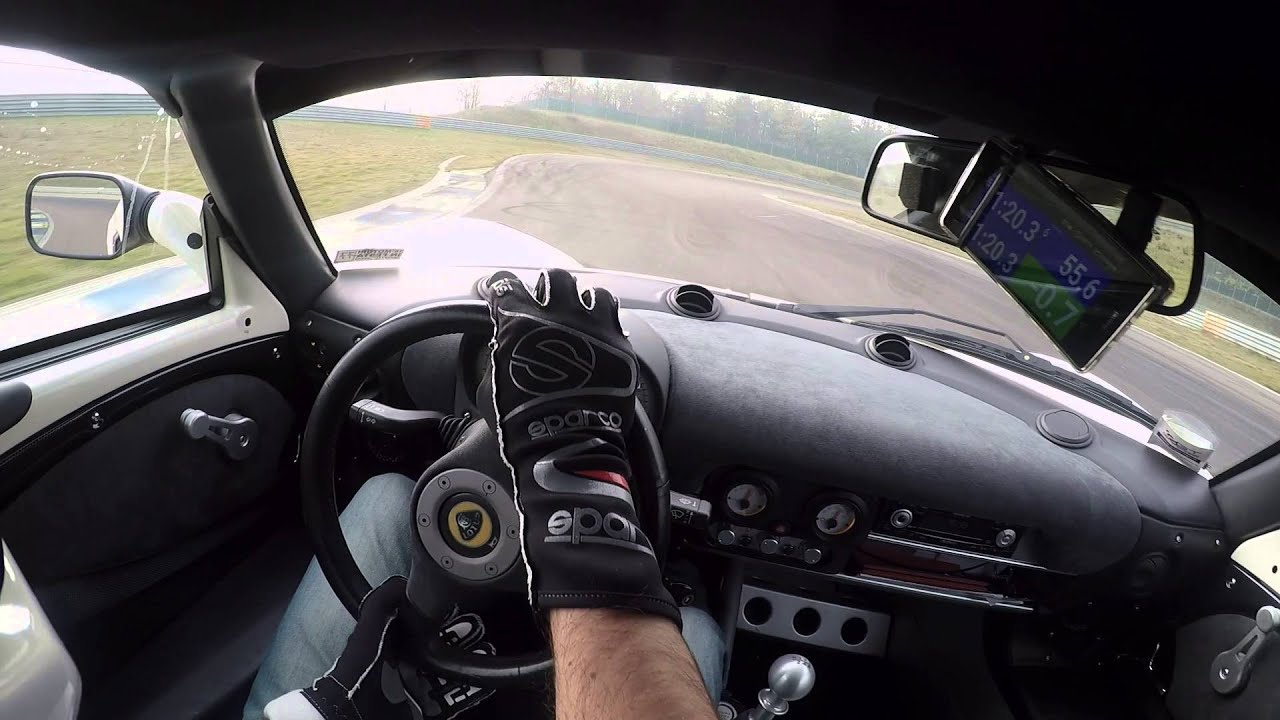 Autodromo di modena- Lotus Exige lap record. 1.19.4