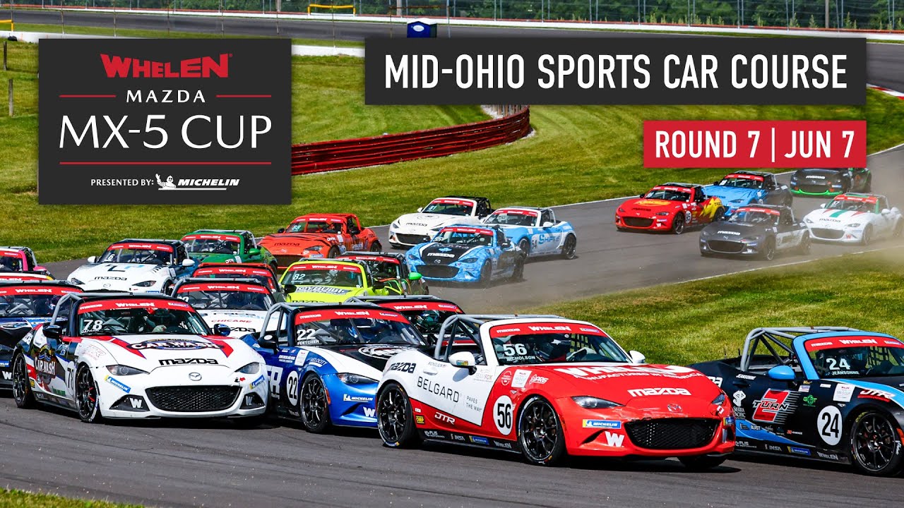 Mazda MX-5 Cup 2025 | Round 7 - Mid-Ohio | Livestream