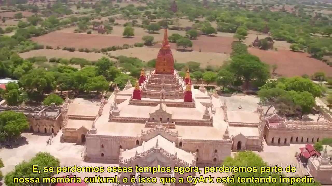 Lasers e drones ajudam a preservar templos antigos