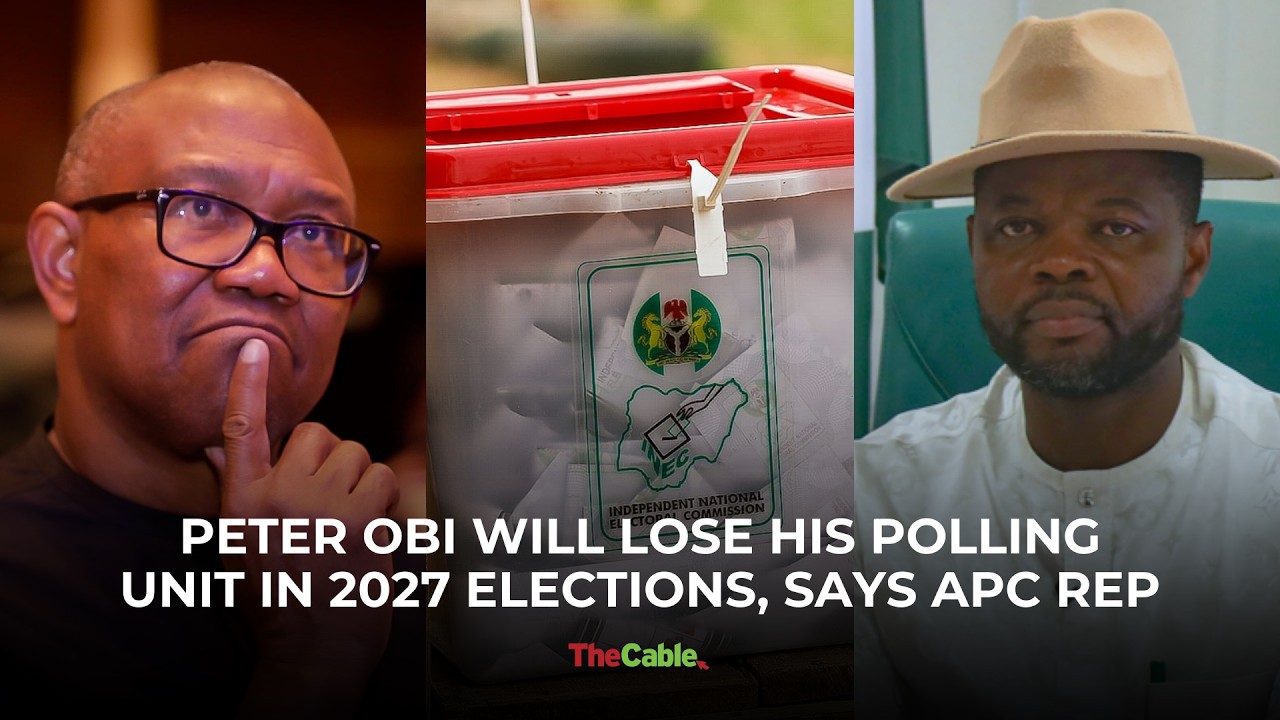 Peter Obi will lose his polling unit in 2027 elections, says APC rep