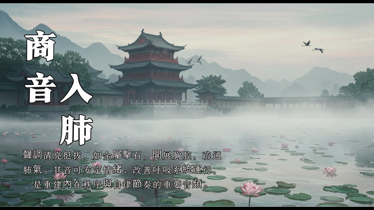 【100%無廣告】【五音疗愈】商调音频，调理肺经，舒缓呼吸与情绪｜中医音乐疗法｜无歌词古风音乐放松冥想
