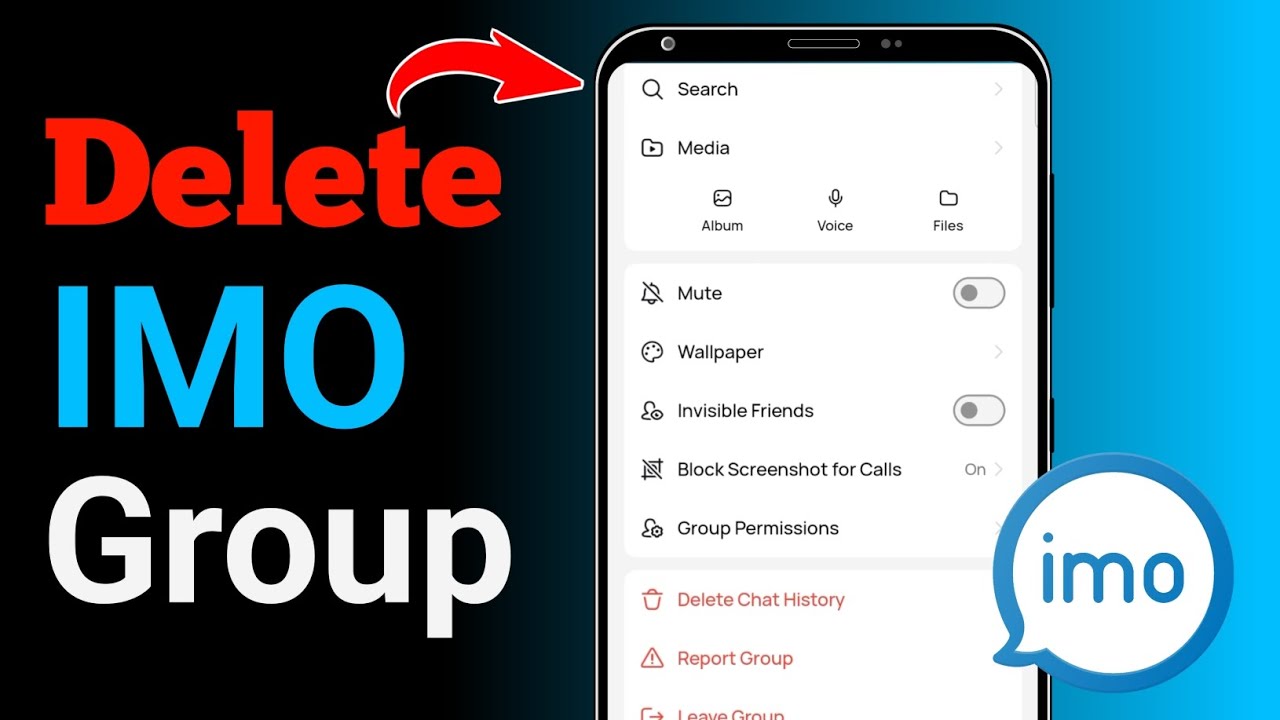IMO Group Kaise Delete Karein? Full Guide in Urdu | How to Delete IMO Group 2025