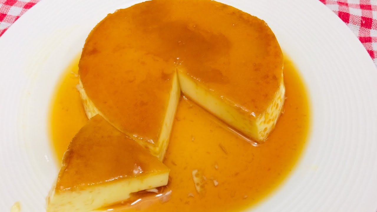 Flan au caramel sans four