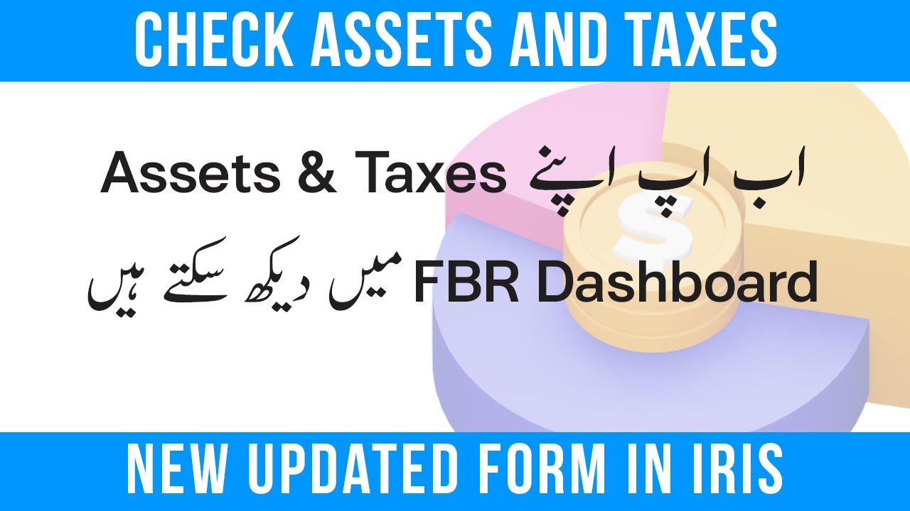 How to Check your Assets and Taxes inside FBR Dashboard