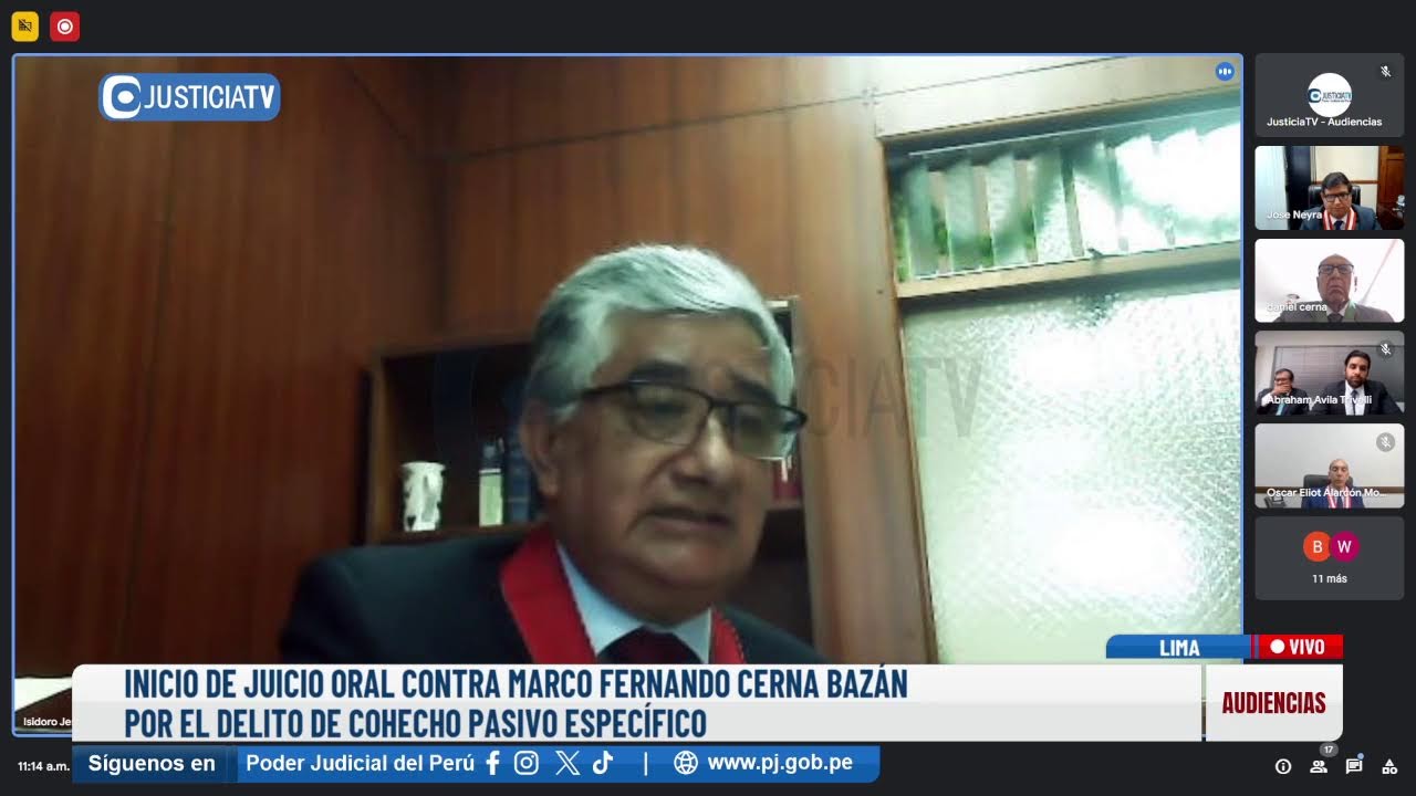 🔴#EnVivo | Inicio de juicio oral contra Marco Fernando Cerna Baz&aacute;n