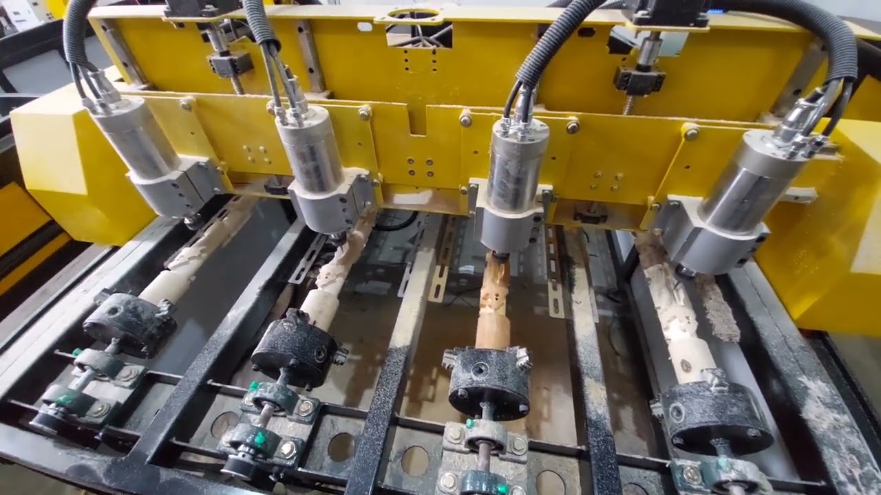 CNC Router 4 sepindel milik Bp.Yazid dari Malang