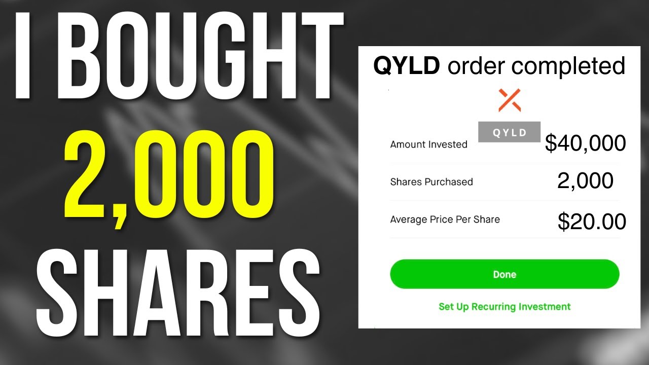 I Invested $40k in QYLD  ETF 3 Years Ago... Here's The RESULTS!