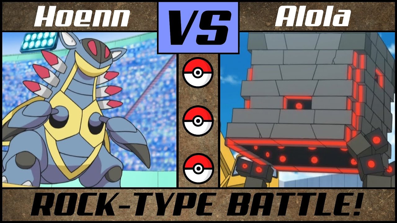 Rock Pokémon Battle: HOENN vs ALOLA