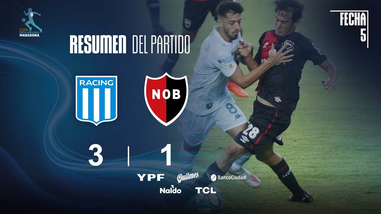 Copa Diego Maradona | Fases | Fecha 5 | resumen de Racing - Newell's