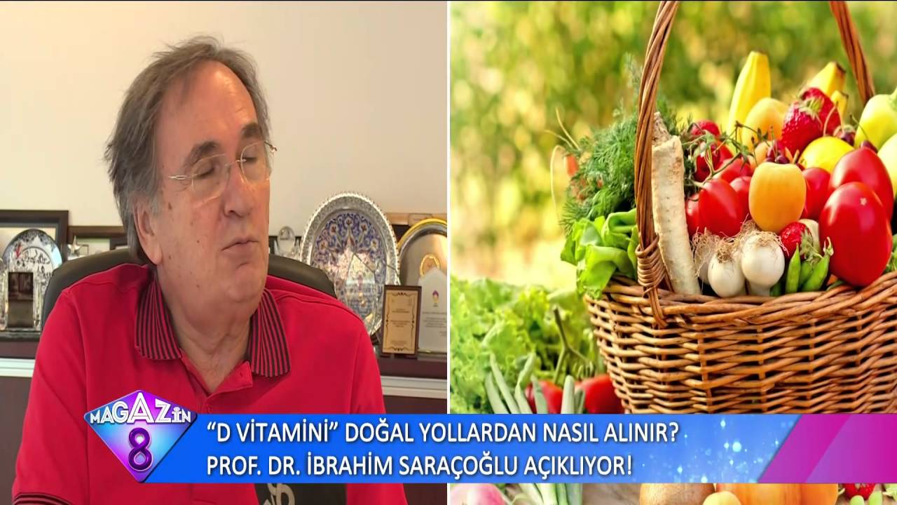 Doğal Yollardan D VİTAMİNİ Nasıl Alınır? Prof. Dr. İbrahim Saraçoğlu D Vitamini Eksikliğini Anlattı