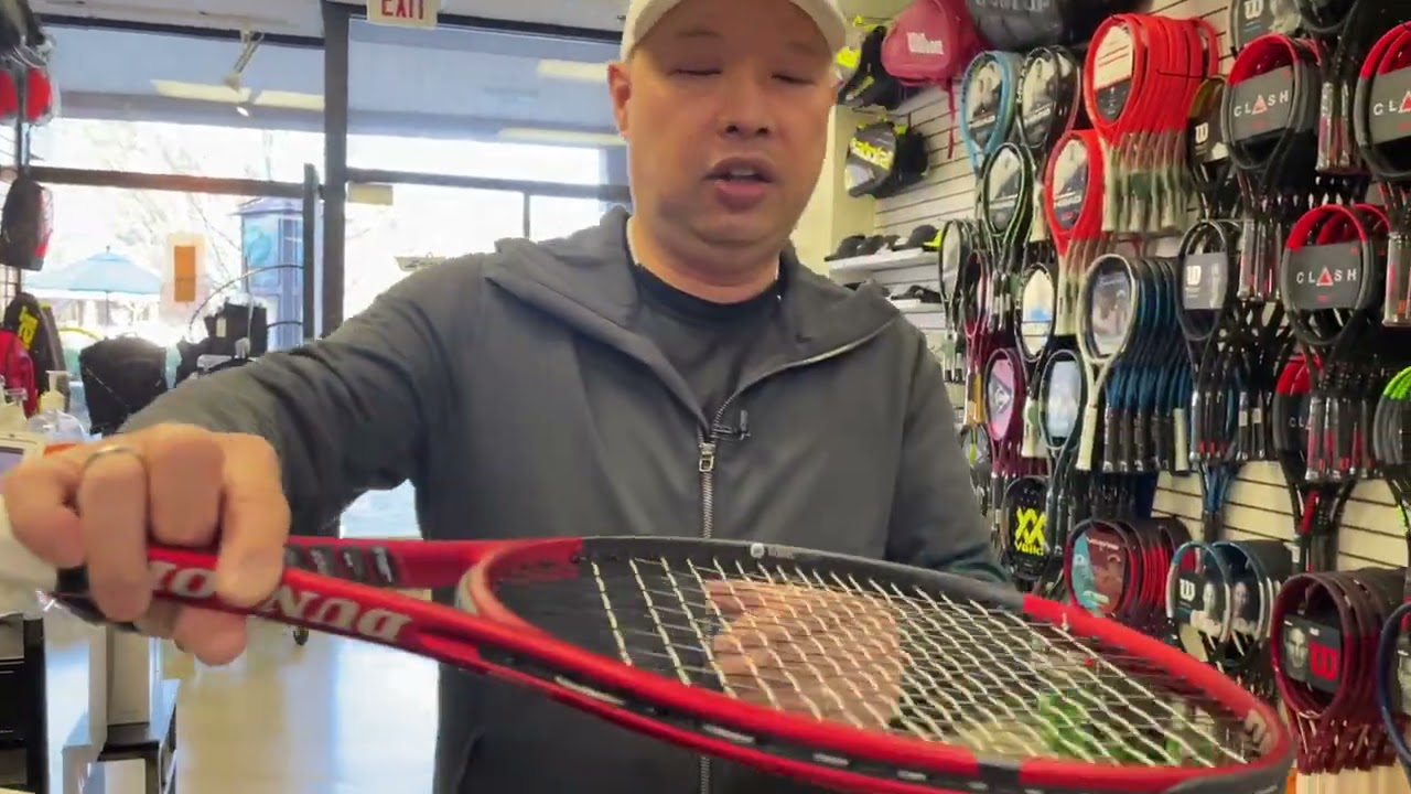 A RARE OVERSIZE CONTROL TENNIS RACKET: DUNLOP CX 200 OS