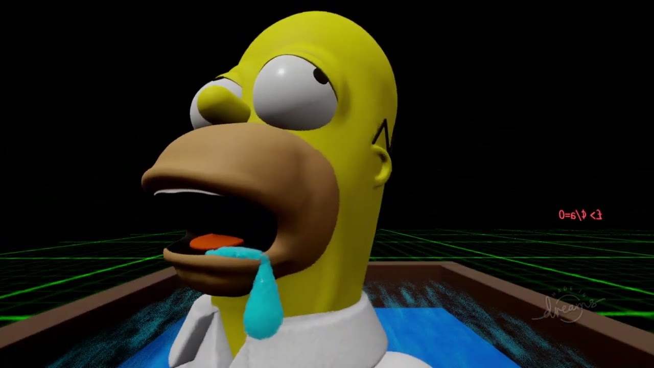 Dreams (PS4) - Simpson Homer (3D y 2D) & casa simpsons (simpsonshouse), by vazquezeon (2023-01-21)