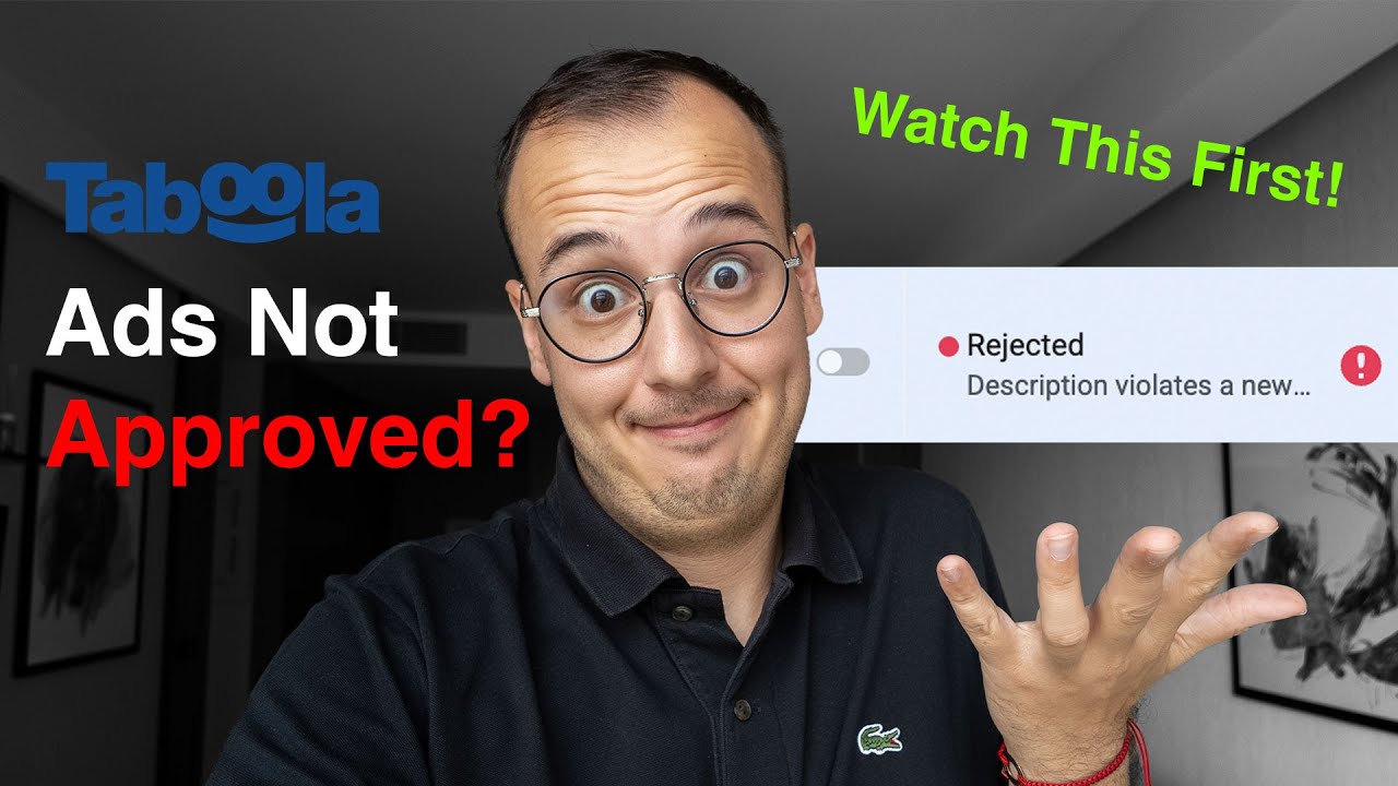 Реклама Taboola не одобрена? Посмотрите это первым!