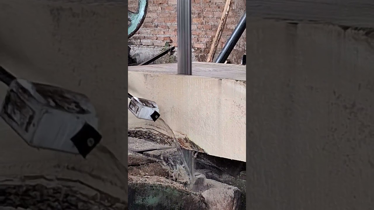 The fastest sawing of trembesi wood in the world #Sawing #trembesiwood