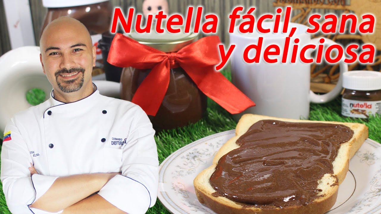 Nutella casera - Cómo hacer crema de avellanas y chocolate en casa