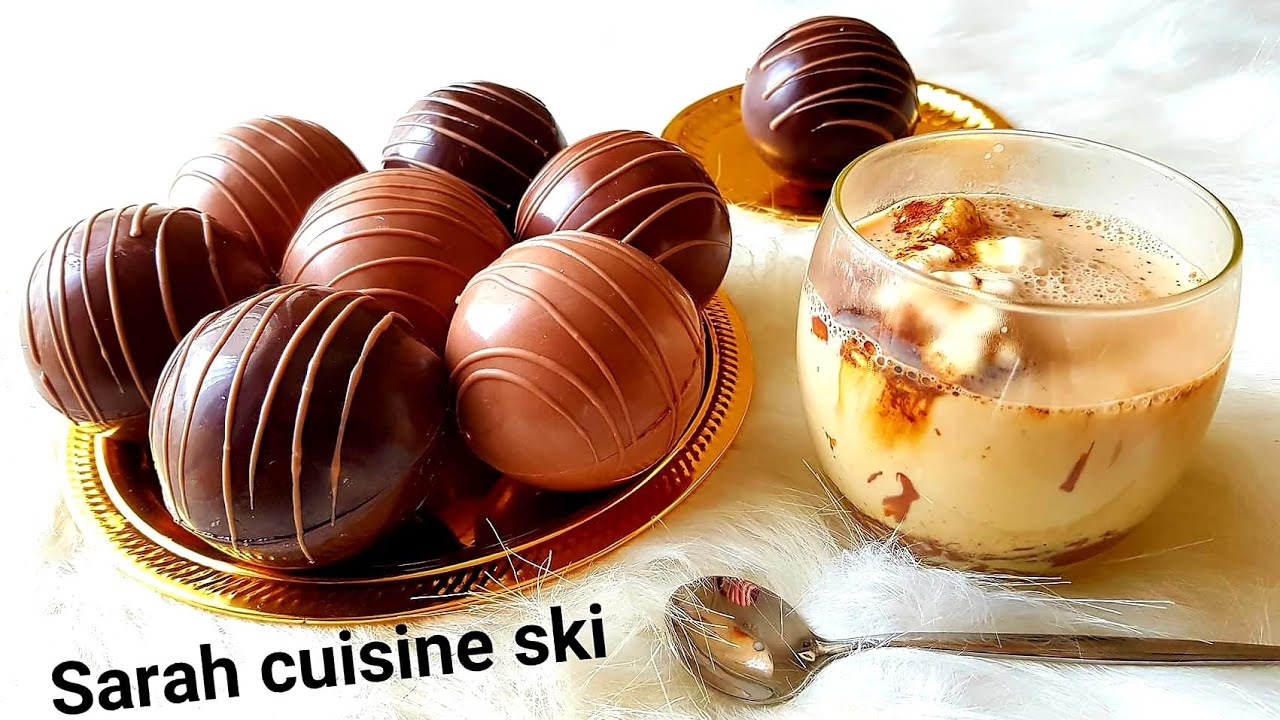كريات الشوكولا محشية بالكاكاو و لمرشميلو ب 3 نكهات لتحضير مشروب الشوكولا الساخن🍫في هذا البرد القارص🥶