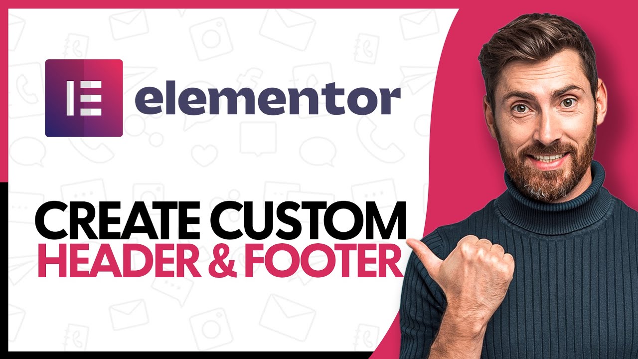 How to Create Custom Header & Footer in Elementor for FREE - Step By Step