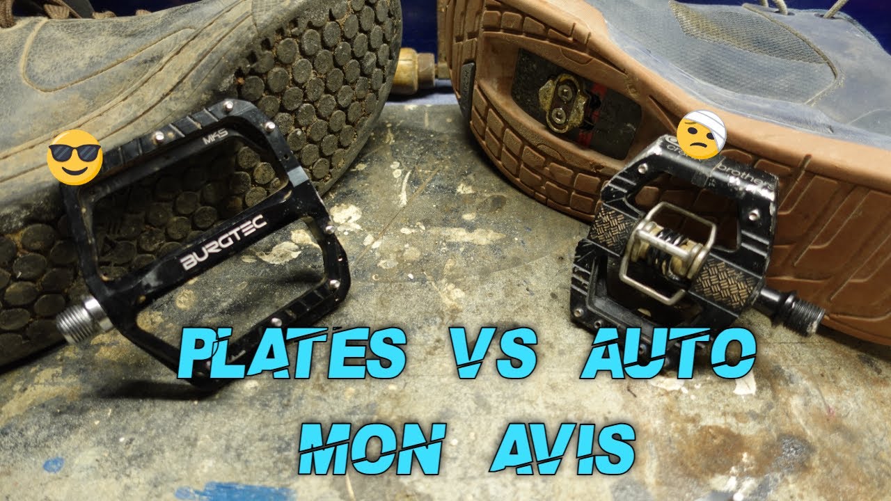 Pédales PLATES VS AUTO (CLIPS)