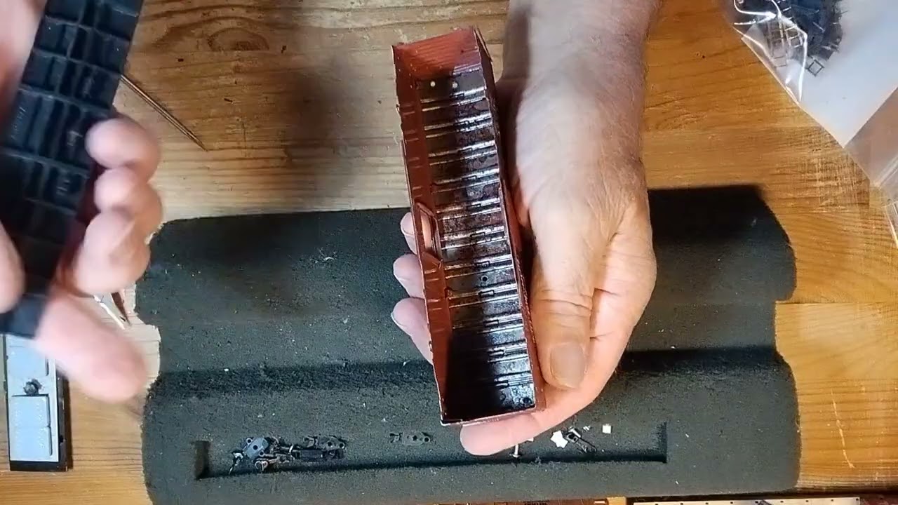 Vintage 1950's Varney box car & reefer restoration