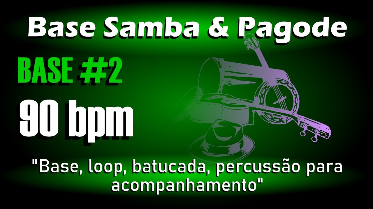 Loop Pagode 90bpm / Base Pagode / Percussão para Acompanhamento Samba e Pagode