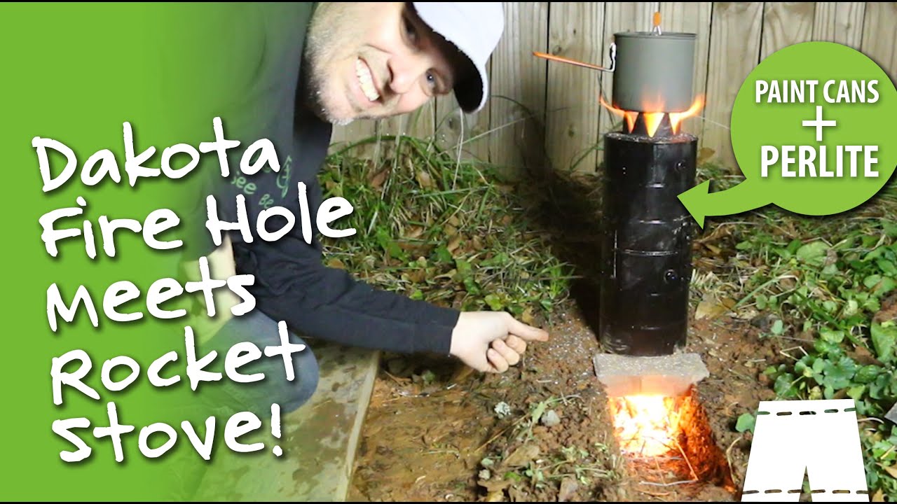 How To Make A Dakota Fire Hole Rocket Stove
