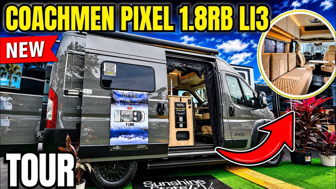 Небольшой фургон, ОГРОМНАЯ мощность ⚡ | Coachmen Pixel 1.8RB Li3 Полный обзор